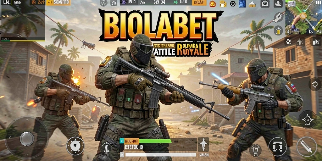Screenshot gameplay <strong>BIOLABET</strong> dengan aksi pertempuran mendebarkan.