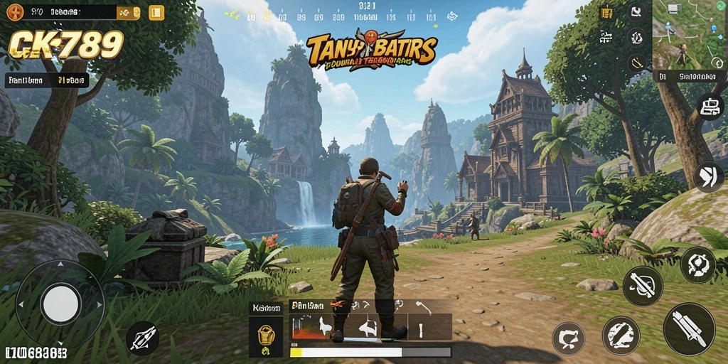 Tampilan gameplay CK789 yang menawan dalam dunia terbuka.