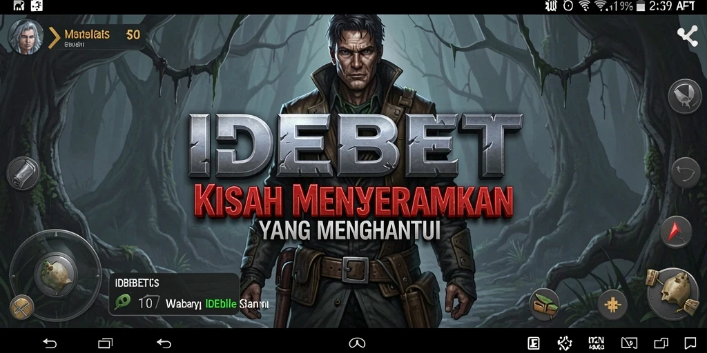 Tampilan menyeramkan saat menjelajahi rumah berhantu dalam IDEBET.