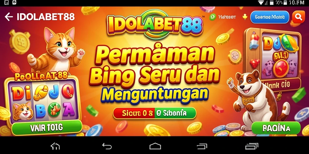 Screenshot gameplay IDOLABET88 yang seru dan mengasyikkan dalam permainan Bingo.