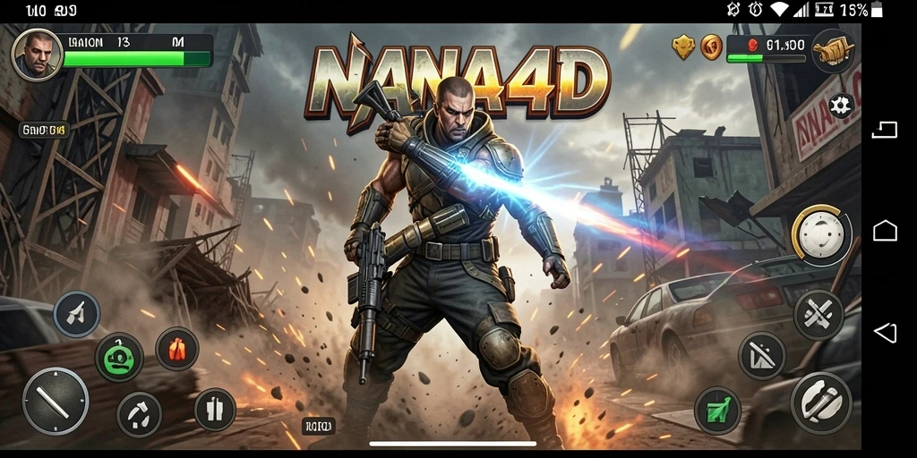 Tampilan gameplay yang mendebarkan dari NANA4D.