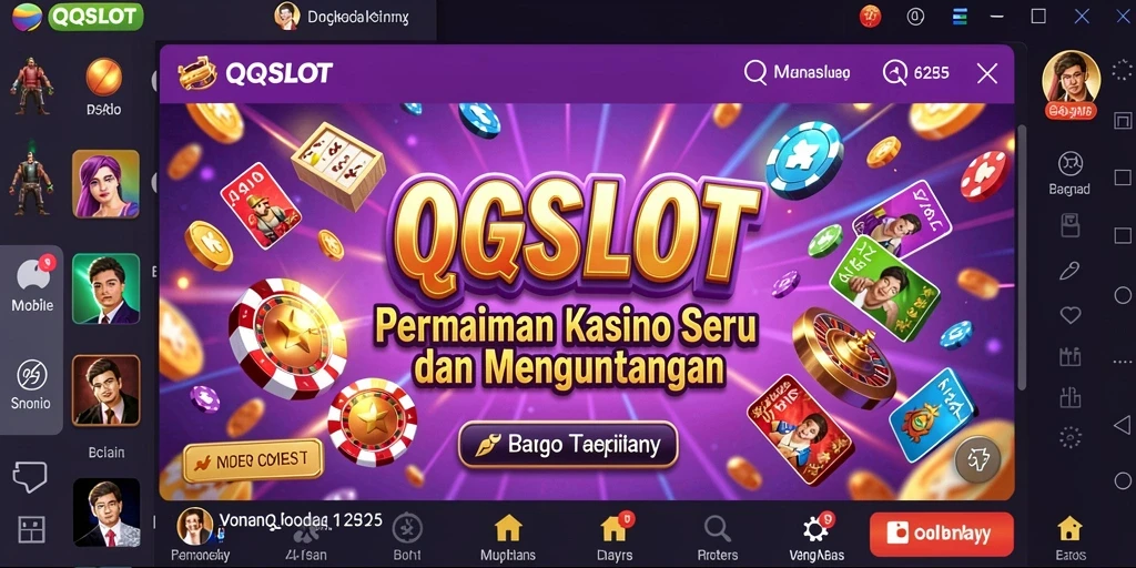 Tangkapan layar menampilkan gameplay seru di QQSLOT.