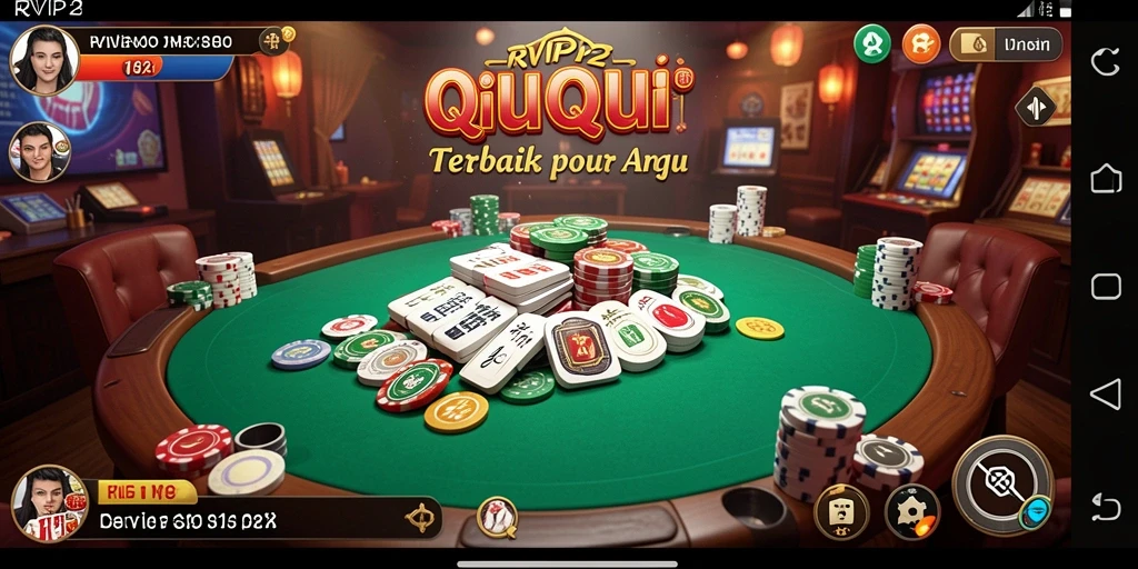 Tampilan gameplay QiuQiu yang menarik dan interaktif.