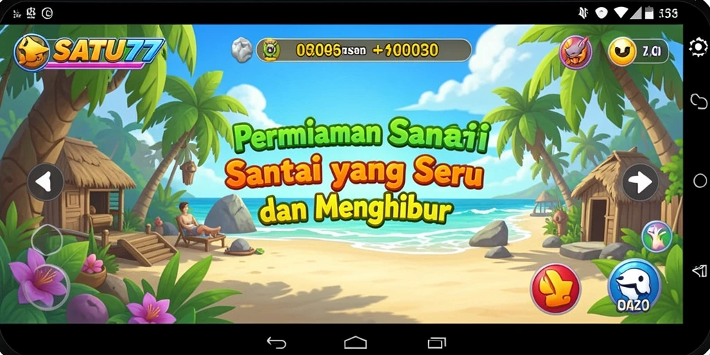 Tampilan gameplay menarik dari SATU77 yang membuat pemain betah.