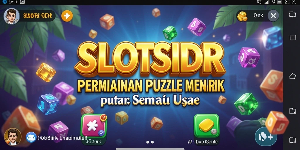 Tampilan gameplay SLOTSIDR yang penuh warna dan menarik.