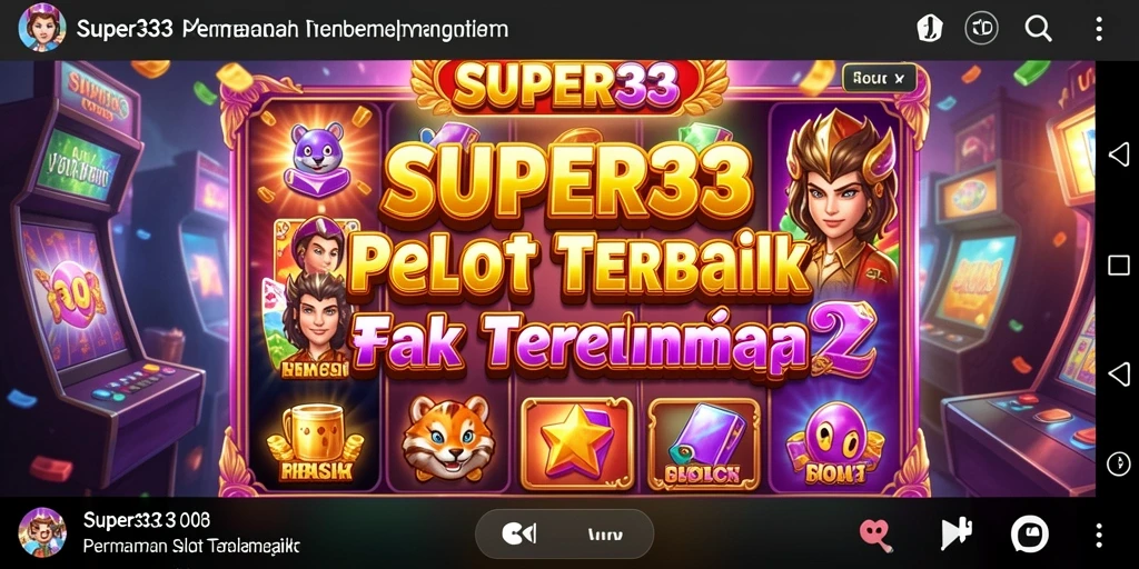 Gameplay menarik dari SUPER33 dalam aksi Slot.