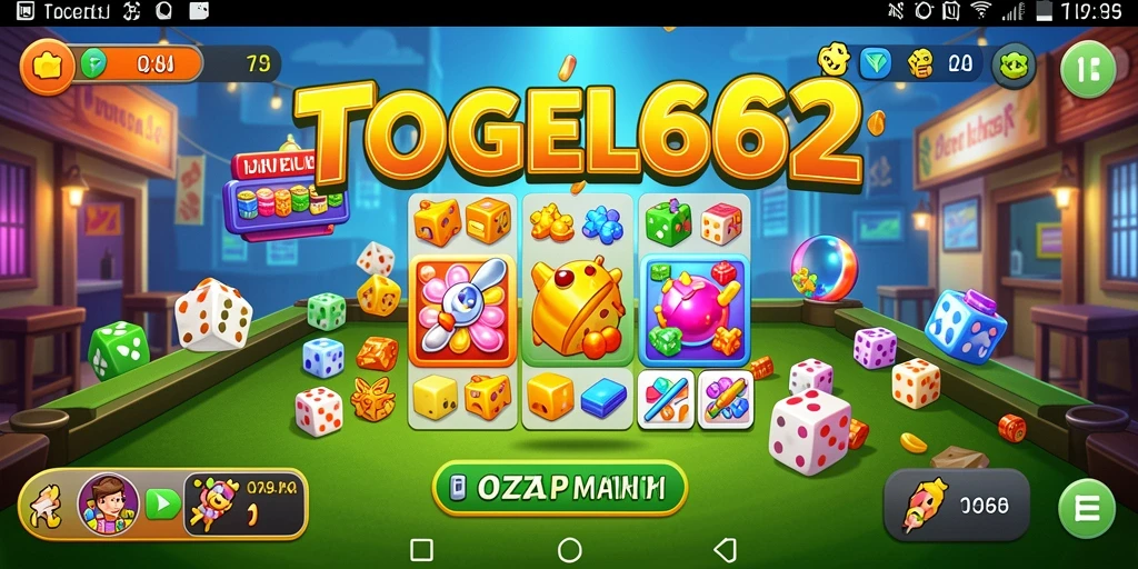 Tampilan gameplay seru dalam TOGEL62 yang menantang.