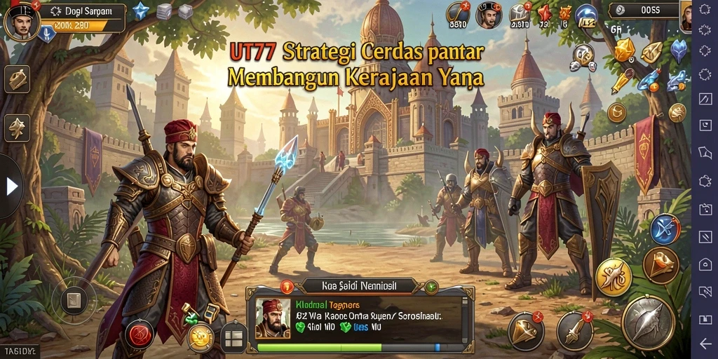 Tampilan gameplay UT77 yang memukau dan penuh strategi.