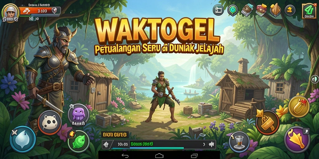 Gameplay petualangan WAKTOGEL yang menarik dan penuh tantangan.